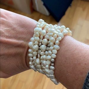 Silpada 7 pearl bracelet set